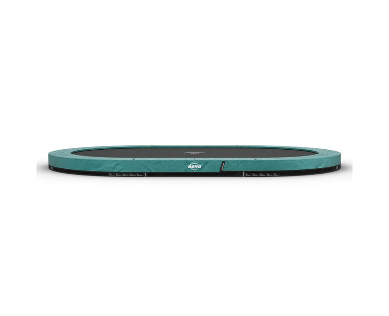 Load image into Gallery viewer, BERG Grand Champion 17' Oval Lo-Ground Trampoline with Enclosure