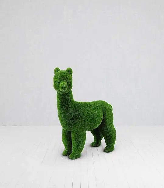 クラフトアニマル«サンプル» Topiary Alpaca – Marin Backyards