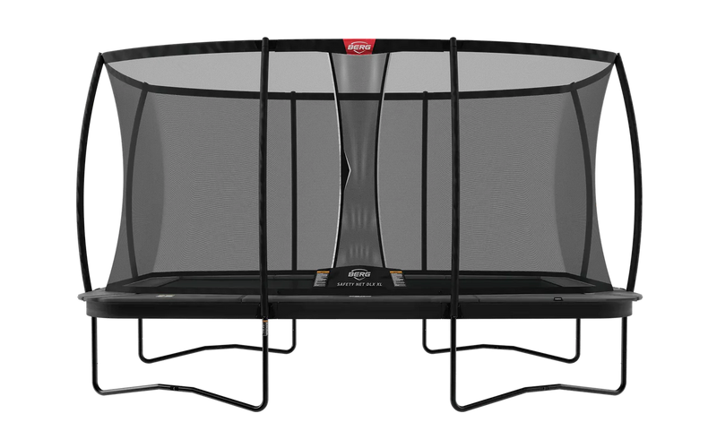 Load image into Gallery viewer, BERG Ultim Champion 10'x16' Rectangular Above Ground Trampoline + Safety Net DLX XL