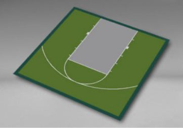 Load image into Gallery viewer, Small Basketball Court Kit 5