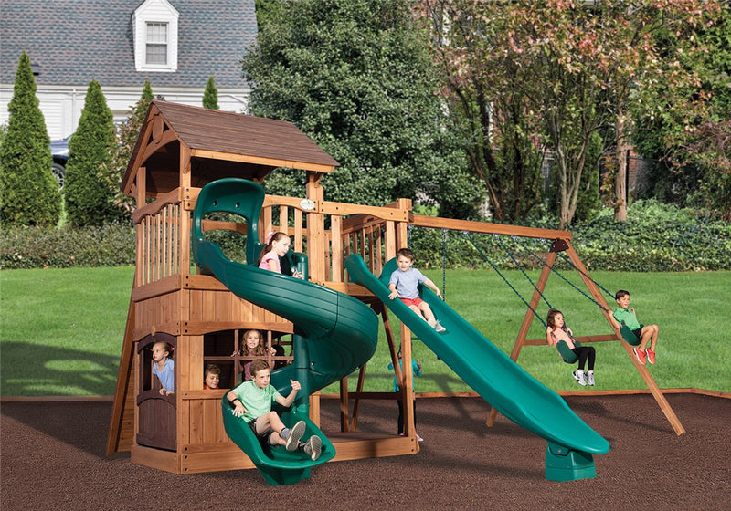 Load image into Gallery viewer, Olympian Outlook XL 1 Swing Set