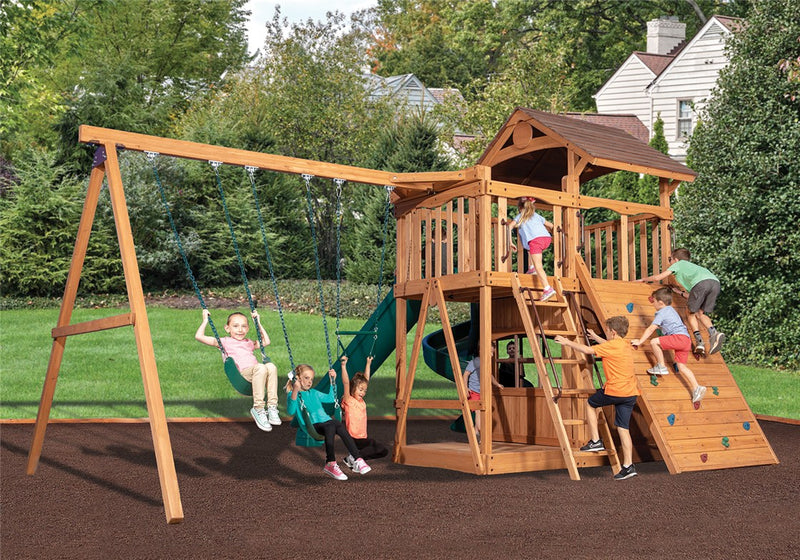 Load image into Gallery viewer, Olympian Outlook XL 1 Swing Set