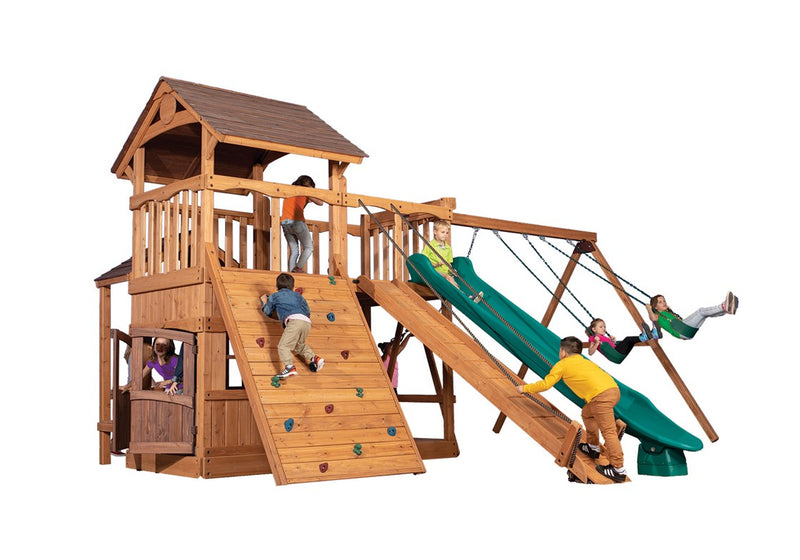 Load image into Gallery viewer, Olympian Outlook XL 2 Swing Set