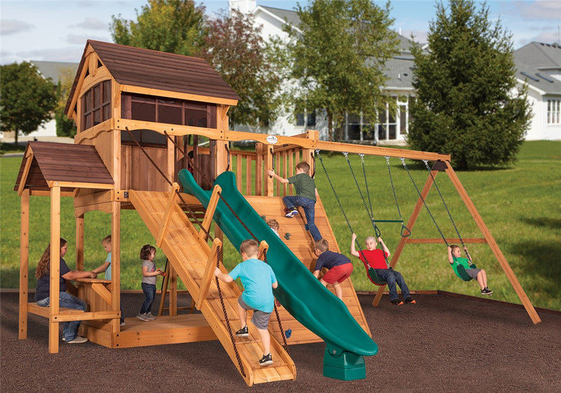 Load image into Gallery viewer, Olympian Outlook XL 2A Swing Set