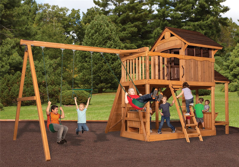 Load image into Gallery viewer, Olympian Outlook XL 2A Swing Set