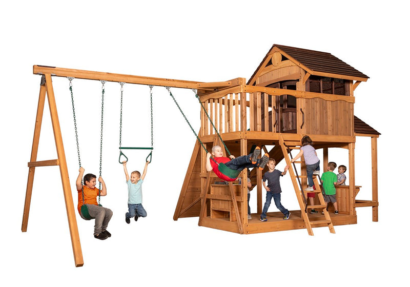 Load image into Gallery viewer, Olympian Outlook XL 2A Swing Set