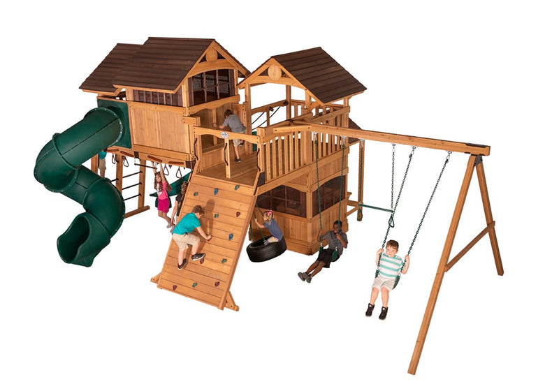 Load image into Gallery viewer, Olympian Outlook XL 5 Swing Set