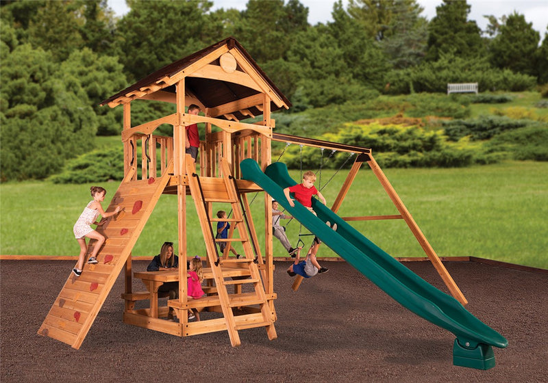 Load image into Gallery viewer, Titan Treehouse XL 1 Swing Set