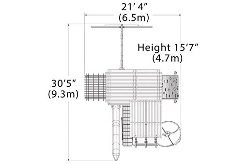 Load image into Gallery viewer, Titan Treehouse XL 10 Swing Set