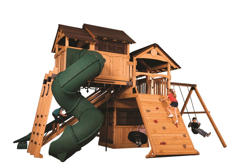 Load image into Gallery viewer, Titan Treehouse XL 10 Swing Set