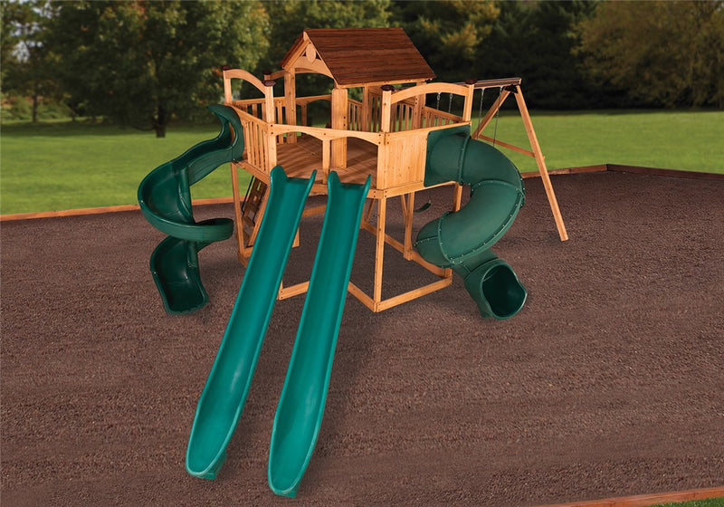 Load image into Gallery viewer, Titan Treehouse XL 11 Swing Set