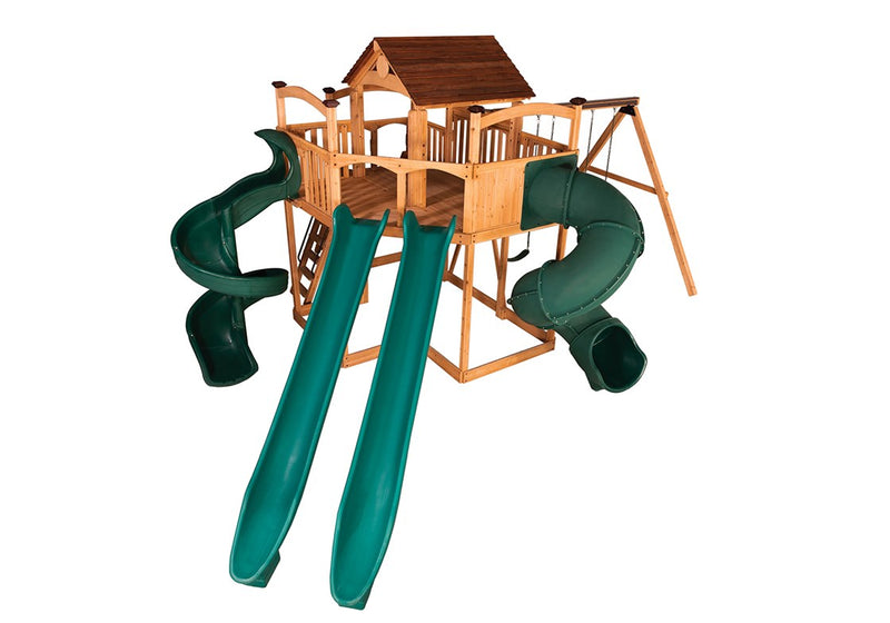 Load image into Gallery viewer, Titan Treehouse XL 11 Swing Set