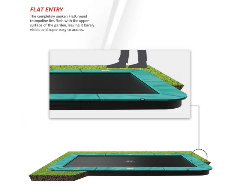 Load image into Gallery viewer, BERG Ultim Champion 10'x16' Rectangle In-Ground Trampoline