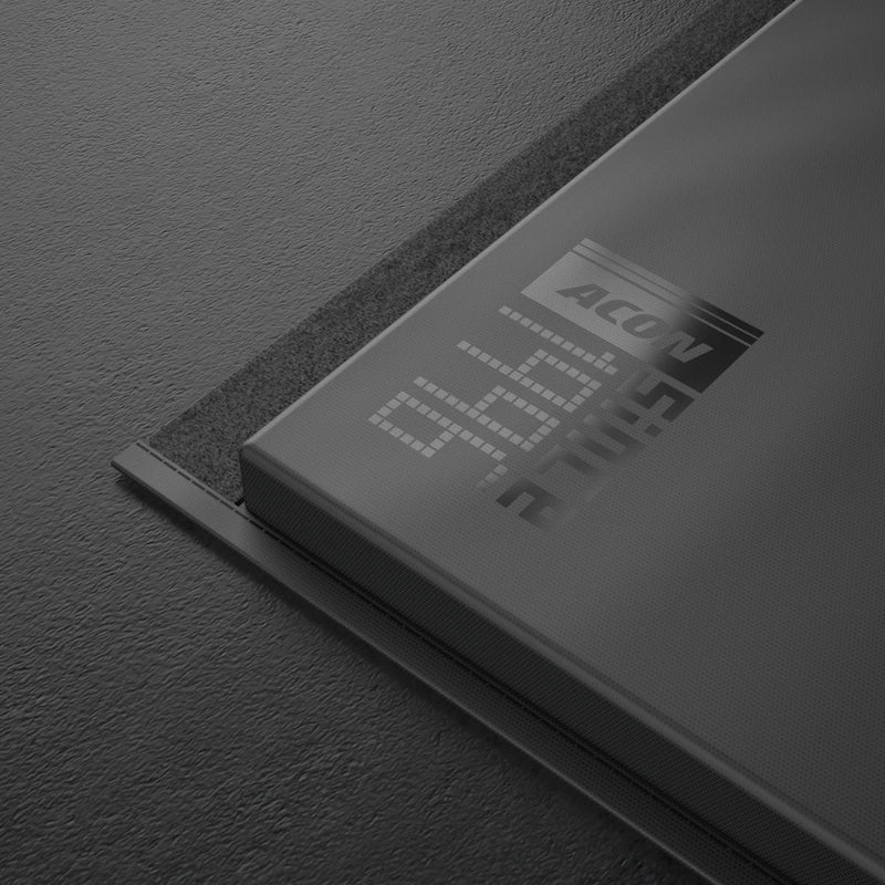 Load image into Gallery viewer, ACON Gym Mat for Gymnastics Black Edition Detail 1 Marin Backyards