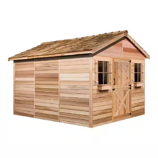 CedarShed Cedarhouse Model 1 Marin Backyards