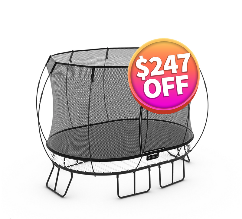 Load image into Gallery viewer, SpringFree Medium Oval Trampoline 8' x 11'