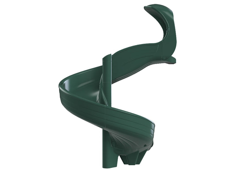 Load image into Gallery viewer, Open Spiral Slide 5' Green