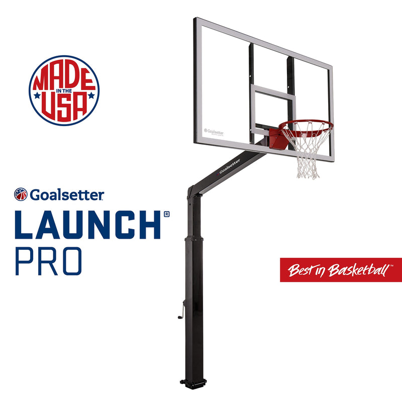 Load image into Gallery viewer, Goalsetter Launch Pro 72" (Glass Backboard)