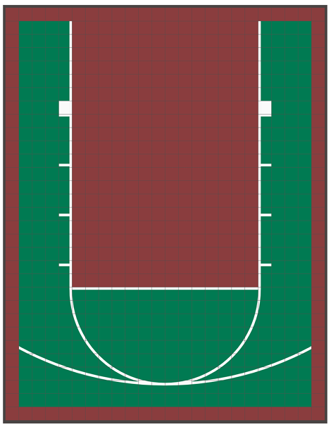 Load image into Gallery viewer, Small Basketball Court Kit 1