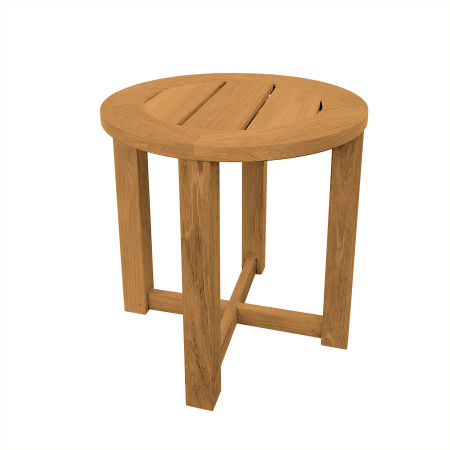 Teak Side Table Restoration Service Marin Backyards