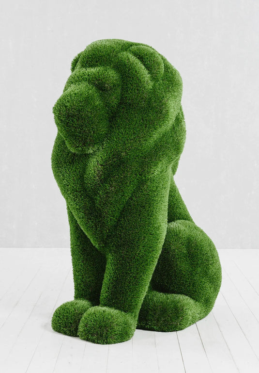 Topiary Lion Big 2 Marin Backyards