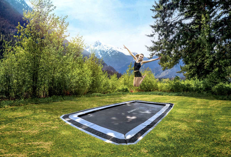 Load image into Gallery viewer, NORTH® 12′ x 8′ Rectangle In Ground Trampoline