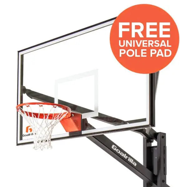 Load image into Gallery viewer, Goalrilla FT72G - 72" In-Ground Glass Backboard