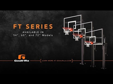 Load and play video in Gallery viewer, Goalrilla FT72G - 72" In-Ground Glass Backboard