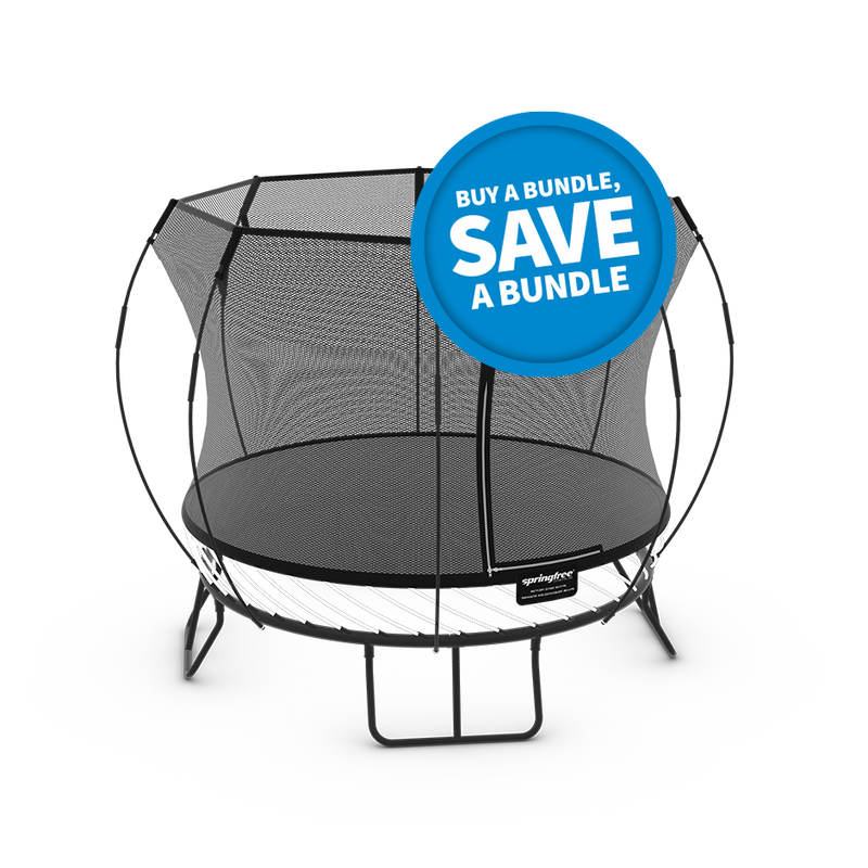 Load image into Gallery viewer, springfree trampoline compact round bundle