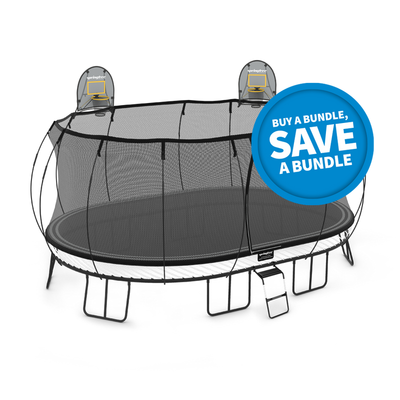 Load image into Gallery viewer, springfree trampoline jumbo oval bundle