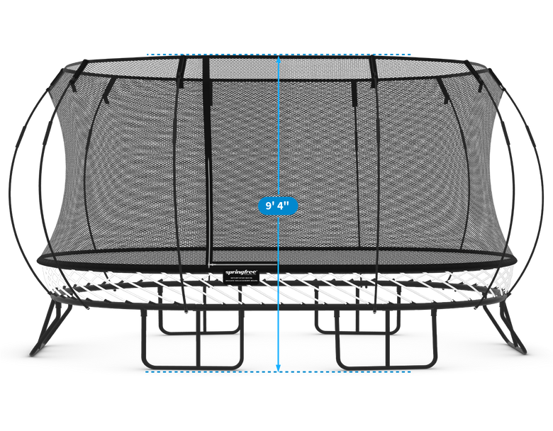 Load image into Gallery viewer, springfree trampoline jumbo oval height