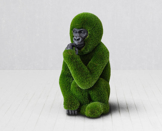Topiary Baby Gorilla w/ Carved Face