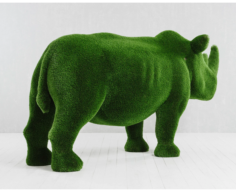 Load image into Gallery viewer, Topiary Rhinoceros