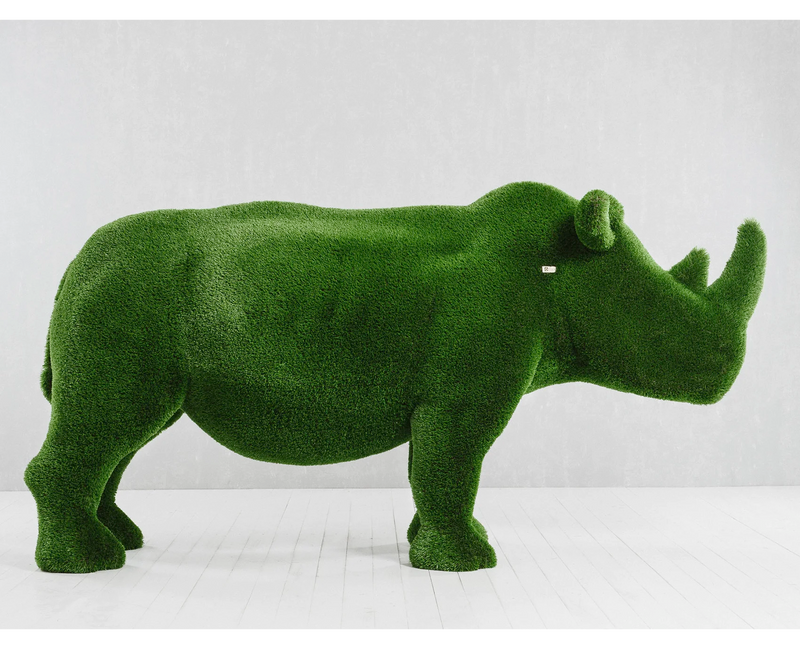 Load image into Gallery viewer, Topiary Rhinoceros