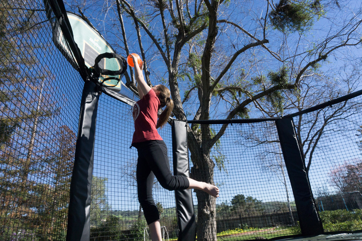 Double spring trampoline sale