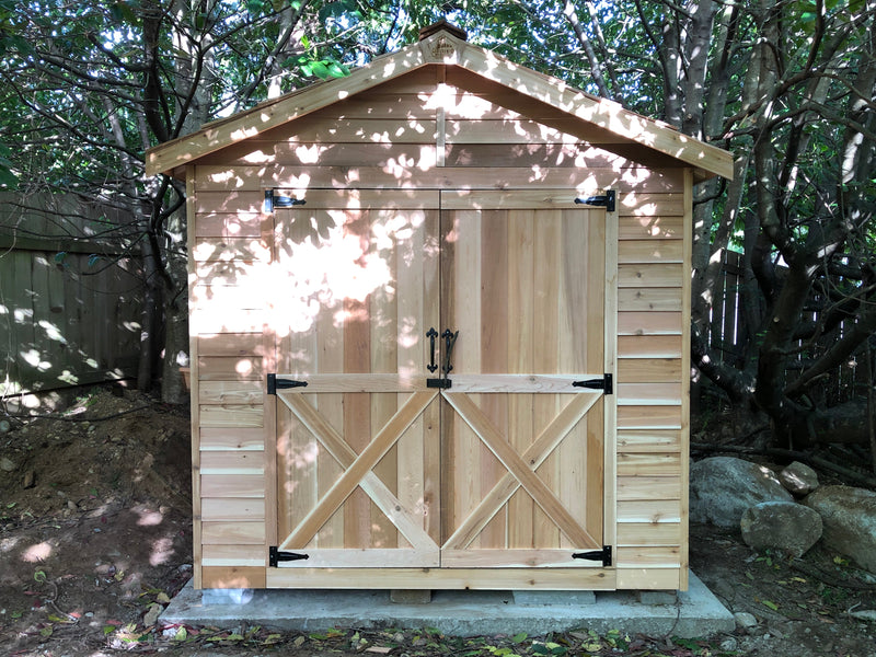 Load image into Gallery viewer, CedarShed 8’x 8’ Storage Shed
