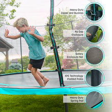 Load image into Gallery viewer, Signature Series 15&#39; Round Outdoor Trampoline with Enclosure
