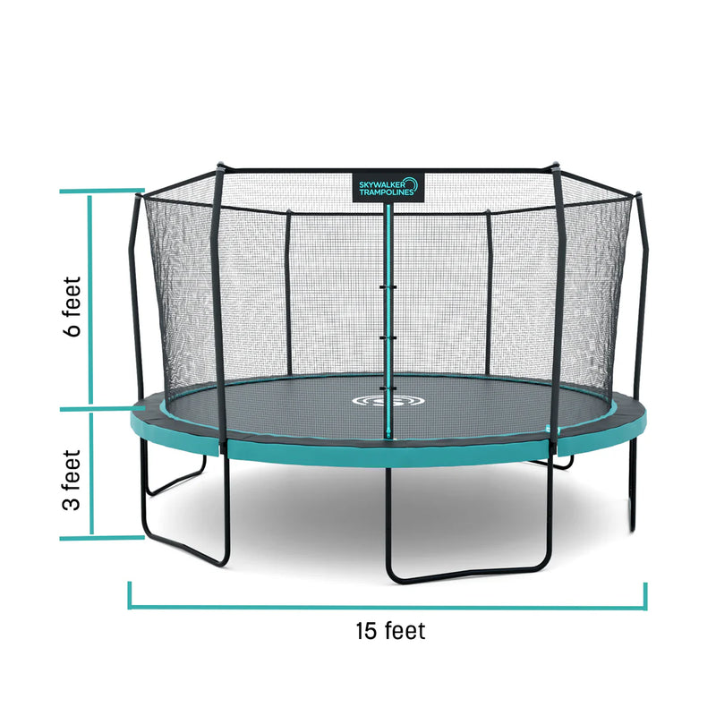 Load image into Gallery viewer, Signature Series 15&#39; Round Outdoor Trampoline with Enclosure
