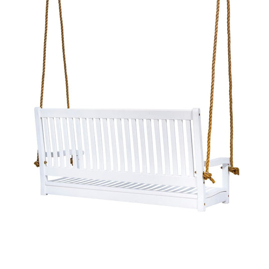 East Green Hayden Acacia Porch Swing