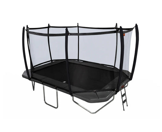 10'x17' Rectangle Pro-Line Avyna Above Ground Trampoline with Enclosure