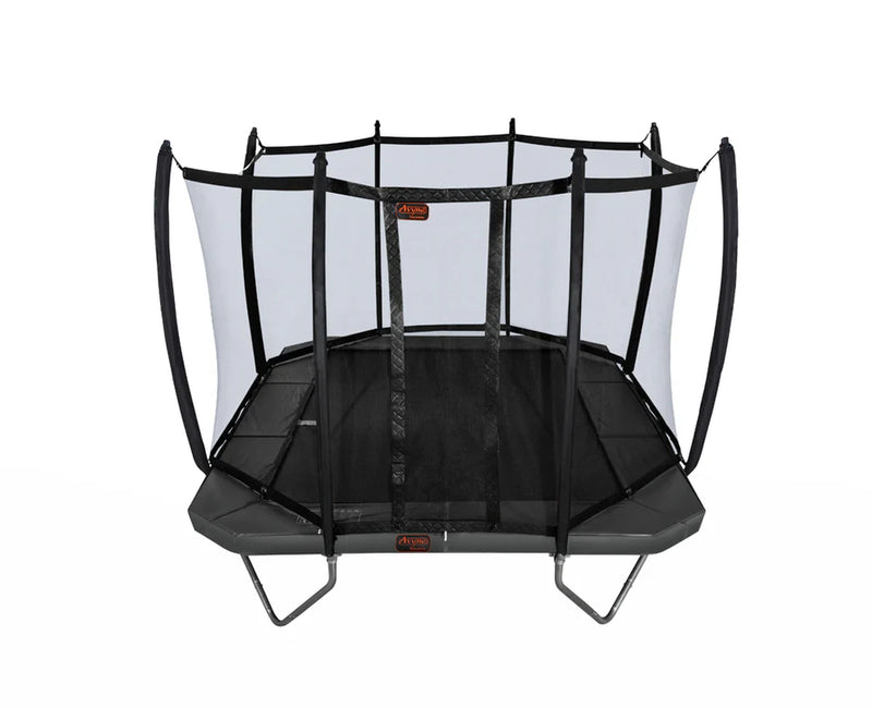 Load image into Gallery viewer, 10'x17' Rectangle Pro-Line Avyna Above Ground Trampoline with Enclosure
