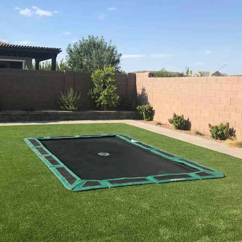 Load image into Gallery viewer, Capital Play® 14ft X 10ft Rectangle In-Ground Trampoline
