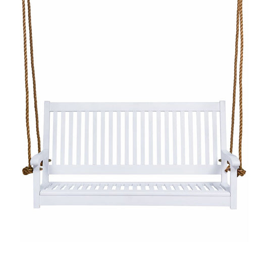 East Green Hayden Acacia Porch Swing
