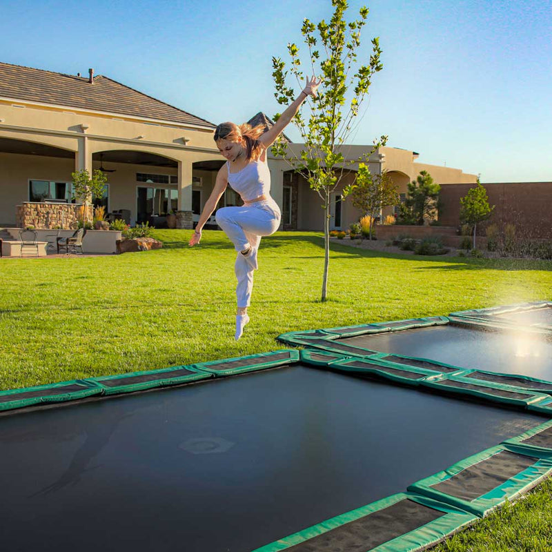 Load image into Gallery viewer, 14ft X 10ft Capital Inground Trampoline
