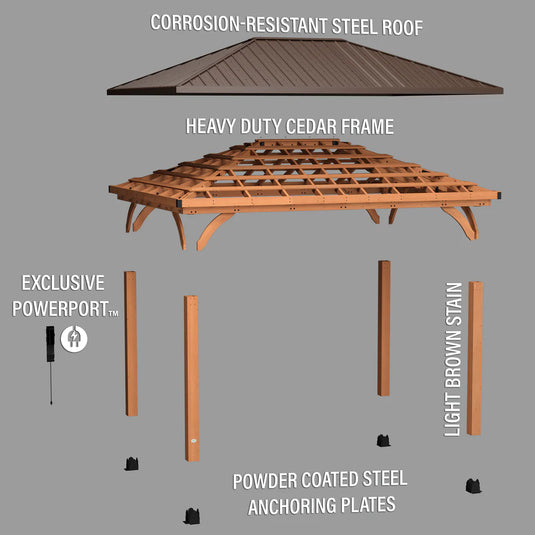 16X12 BARRINGTON GAZEBO