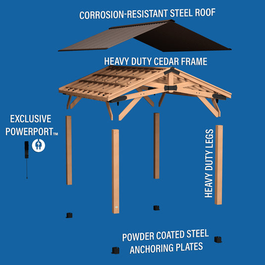 16X12 NORWOOD GAZEBO