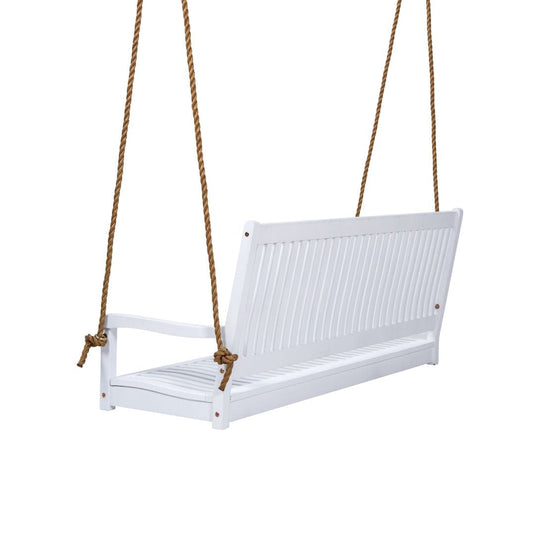 East Green Hayden Acacia Porch Swing
