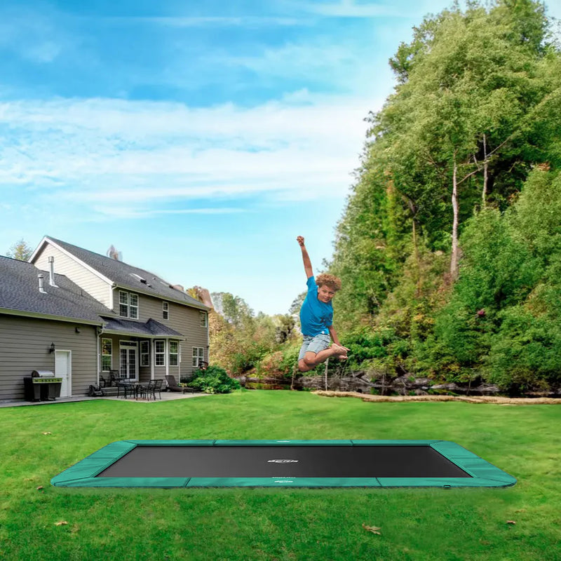 Load image into Gallery viewer, BERG Ultim Champion 10'x16' Rectangle In-Ground Trampoline
