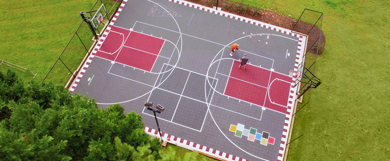 Load image into Gallery viewer, Junior High Basketball Court Kit 12
