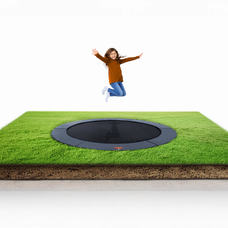 Load image into Gallery viewer, 12′ Round Pro-Line Avyna In-ground Trampoline
